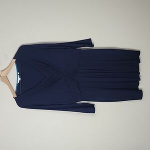 Boden Marion Navy Blue Jersey Knit Casual Dress